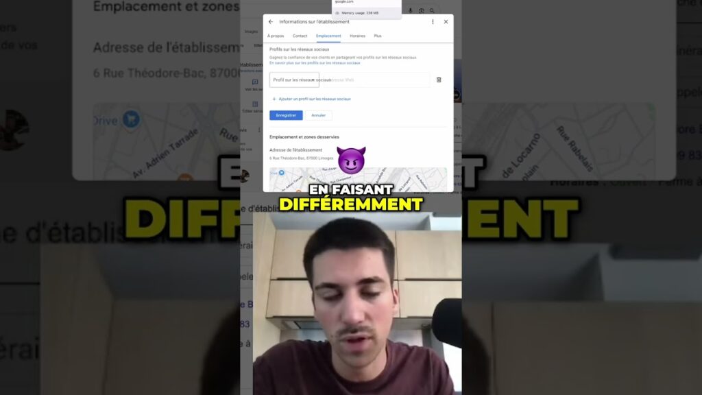 Boostez Votre Fiche Google: Le Secret des Réseaux Sociaux ! #shorts