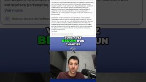 Travaux.com : ARNAQUE ou pas ? #shorts