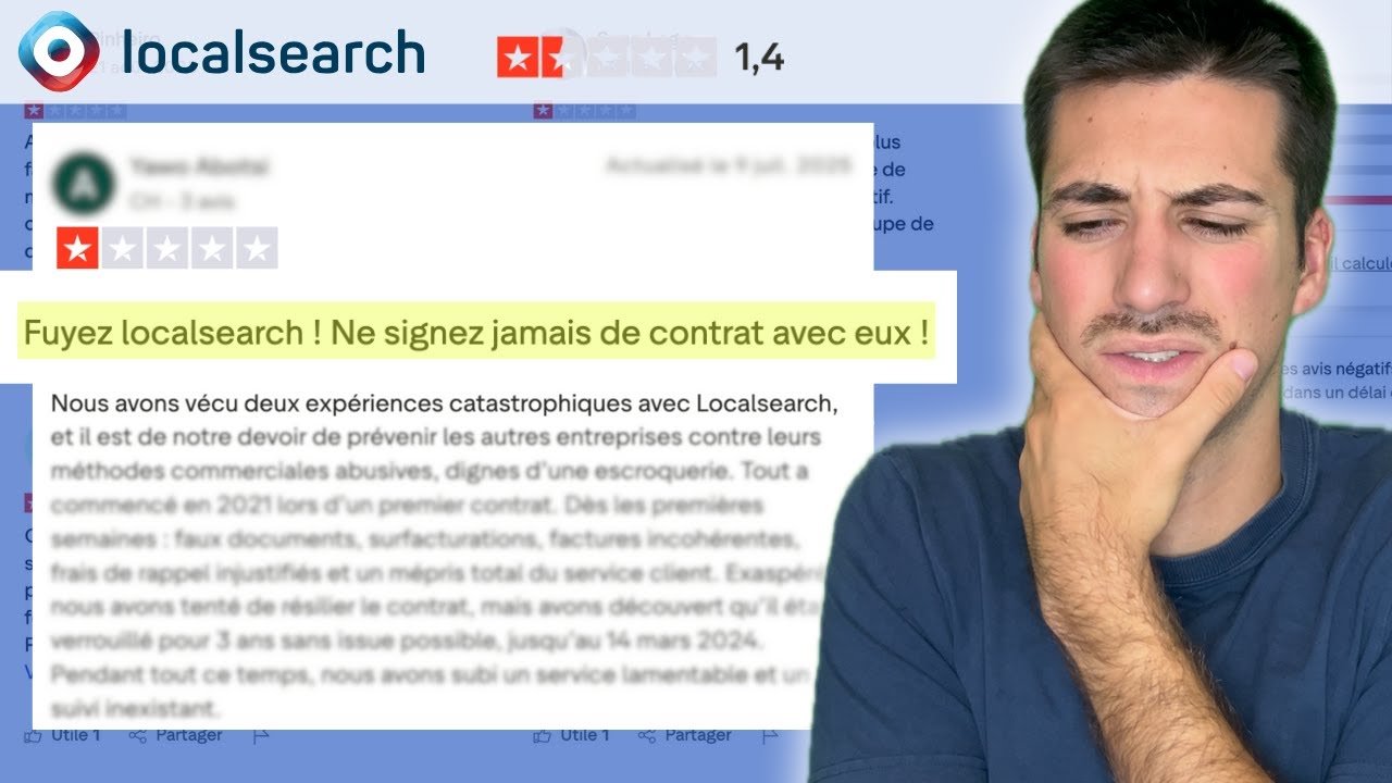 LocalSearch Avis : Ce que 400 clients mécontents révèlent (Artisans Suisses)