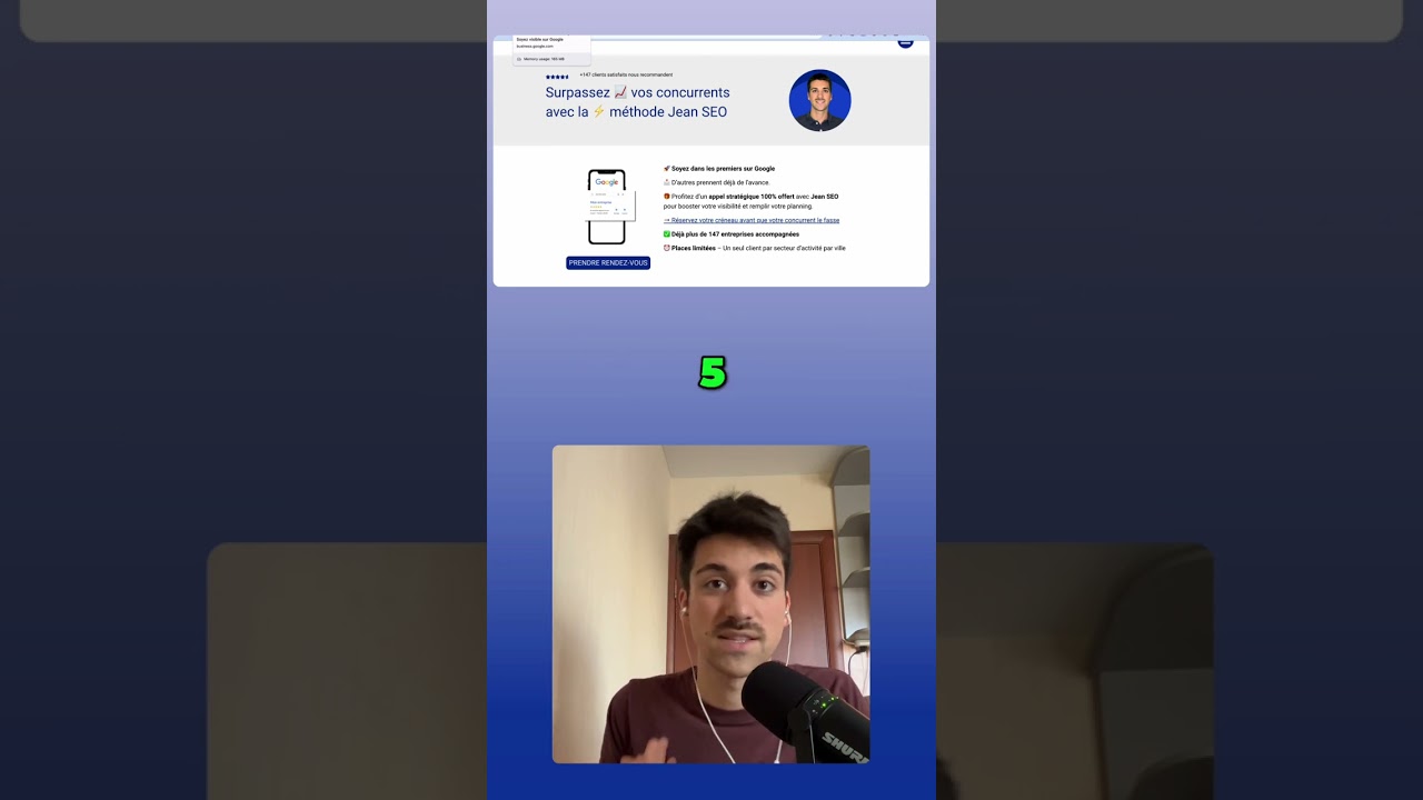Tarifs de mes accompagnements Google My Business #shorts