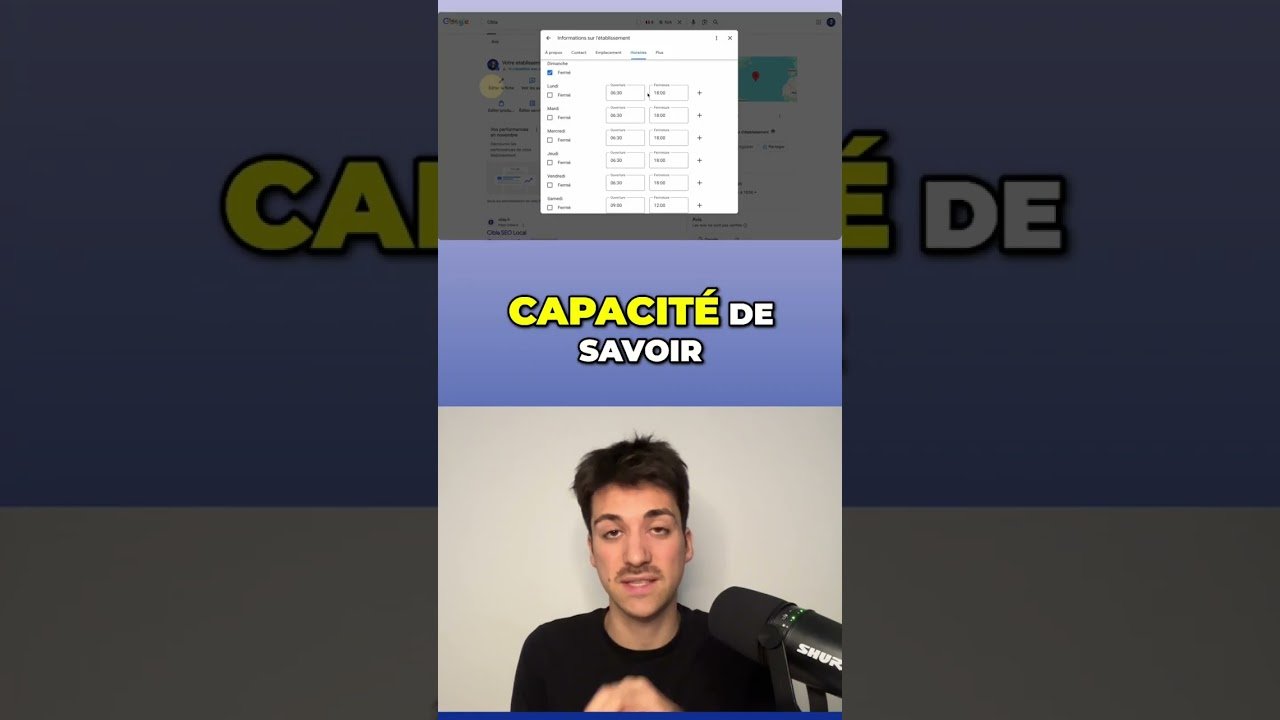Le piège du 24/7 sur Google My Business #shorts