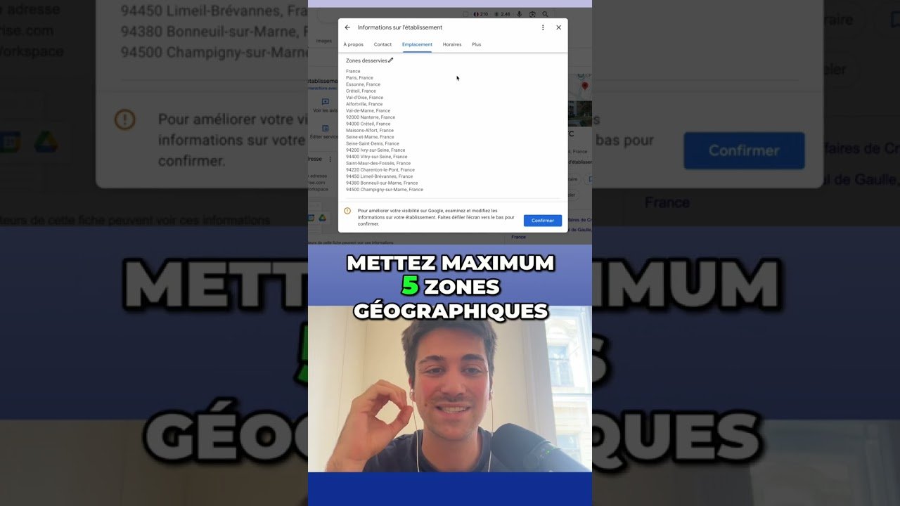 Fiche Google Business: Ne faites PAS cette ERREUR! #shorts