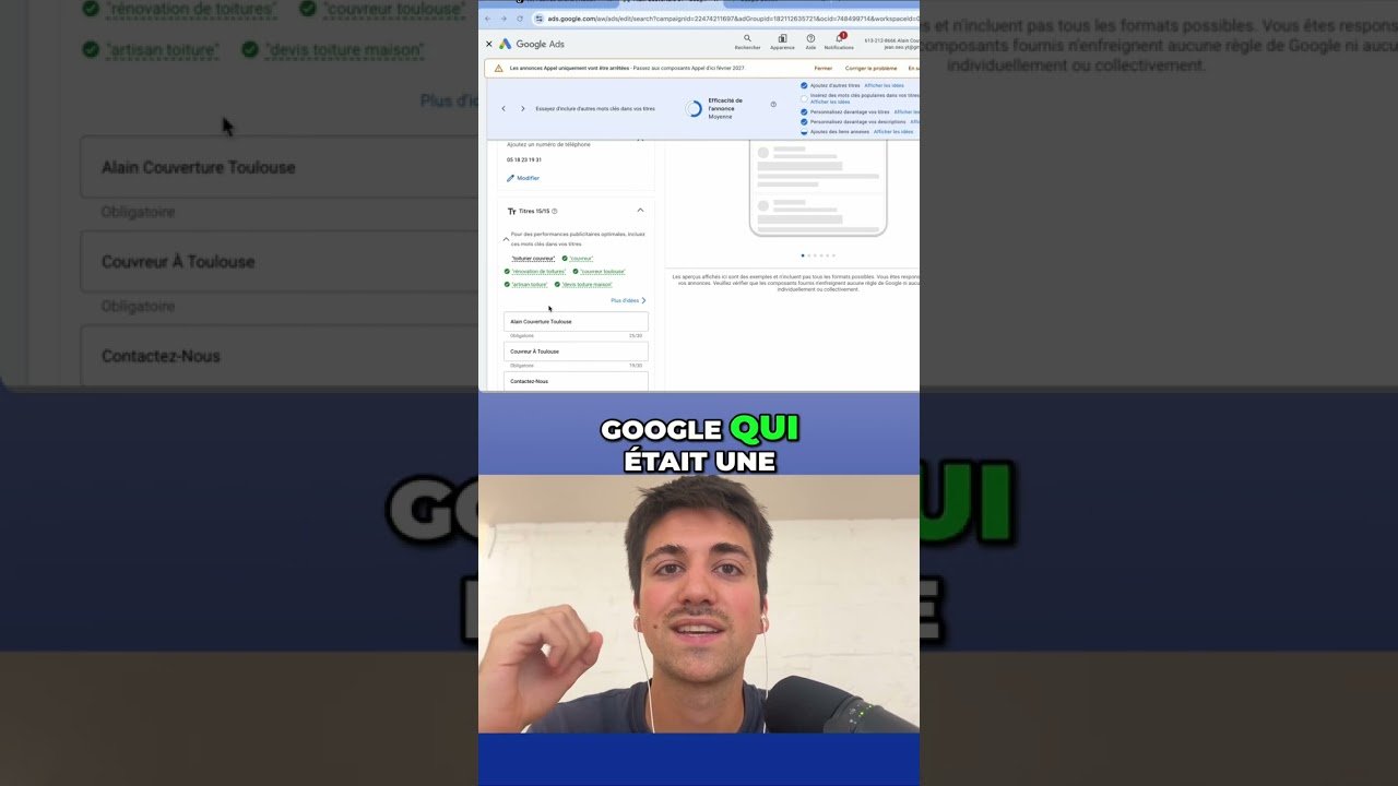 IA Google : Titres et Descriptions, Optimisation Réelle Leads #shorts